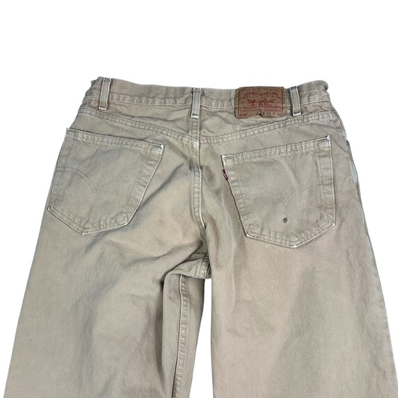 Vintage Levi’s 550 relaxed fit tan jeans USA made 32 x 30 - Picture 3 of 11